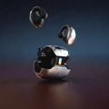 1Set Type-C Bone Conduction Open Ear Clip Wireless Bluetooth5.3 Headphones LED Breathing Light Noise Canceling Earbuds for Music