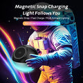 2-in-1 Spherical Wireless Charger One-Click Ejection Earphone Compartment Fast Charging For iPhone 17 16 AirPods Desktop Charger