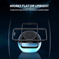 2-in-1 Spherical Wireless Charger One-Click Ejection Earphone Compartment Fast Charging For iPhone 17 16 AirPods Desktop Charger